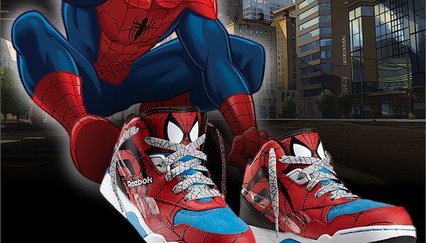 reebok spiderman sneakers