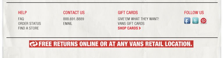 vans gift card balance phone number