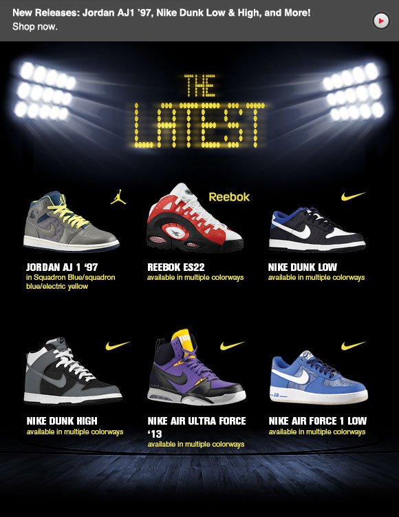 Releases: Jordan AJ1 '97, Nike Dunk Low 