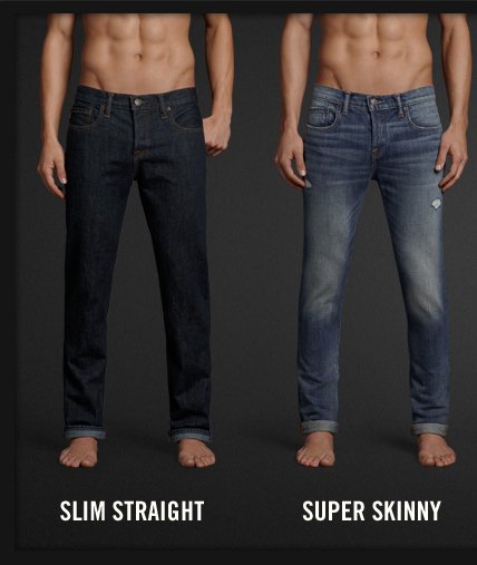 a&f slim jeans