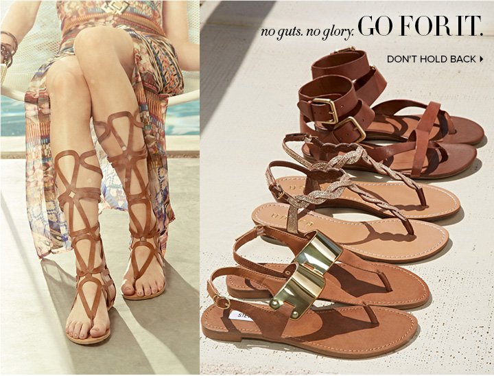 DSW: FREE SHIPPING + gladiator sandals 