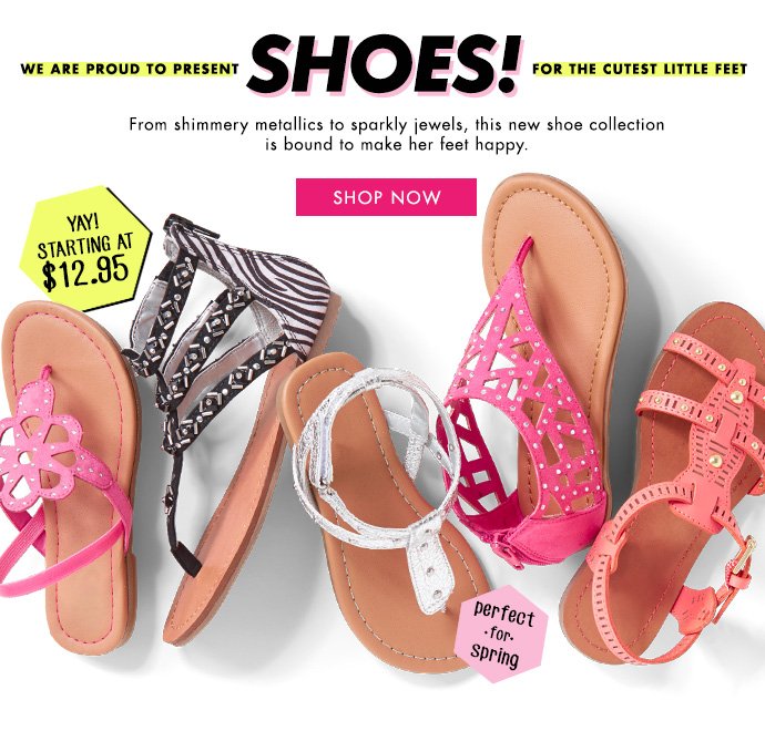 New Shoes! Starting At $12.95!