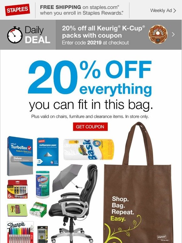Staples Email Newsletters Shop Sales Discounts And Coupon Codes