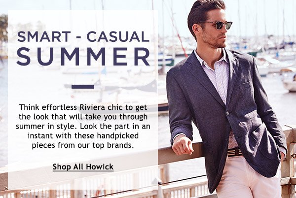 Your perfect smart-casual summer look 