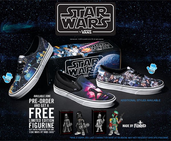 Vans Star Wars Shoes We Have, Pre-Order 