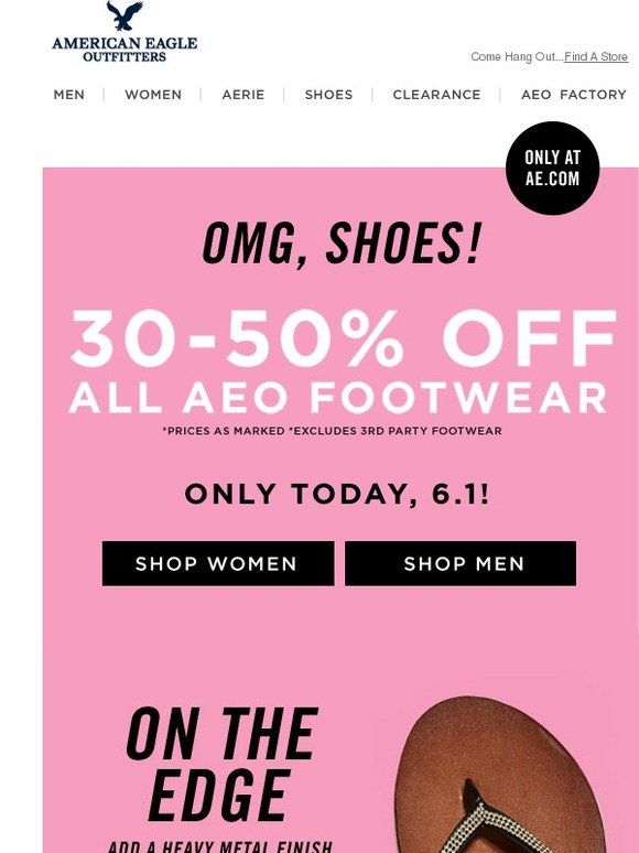 american eagle clearance shoes