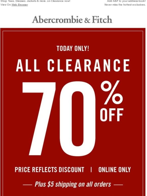 abercrombie clearance