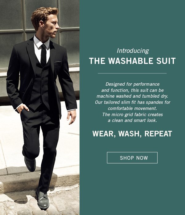 washable suit