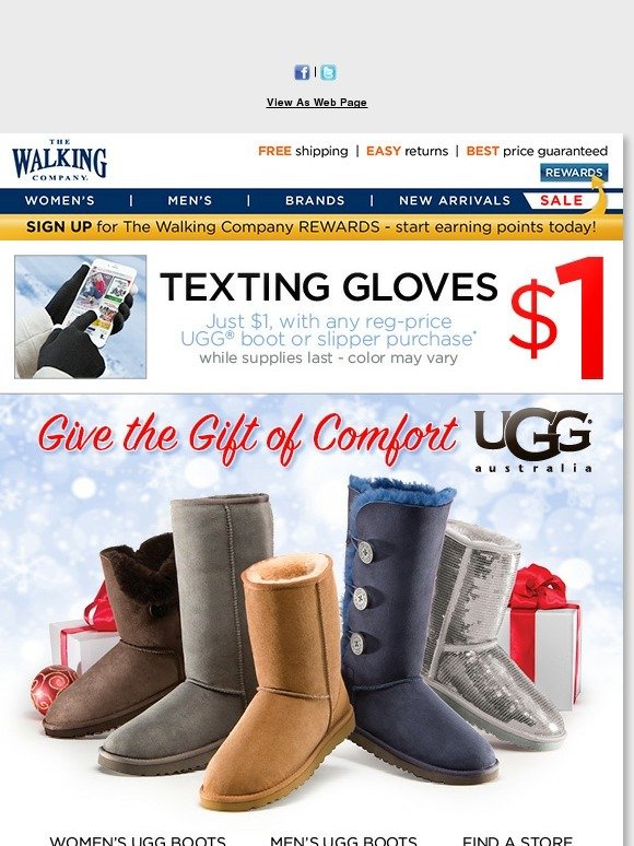 the walking company uggs sale