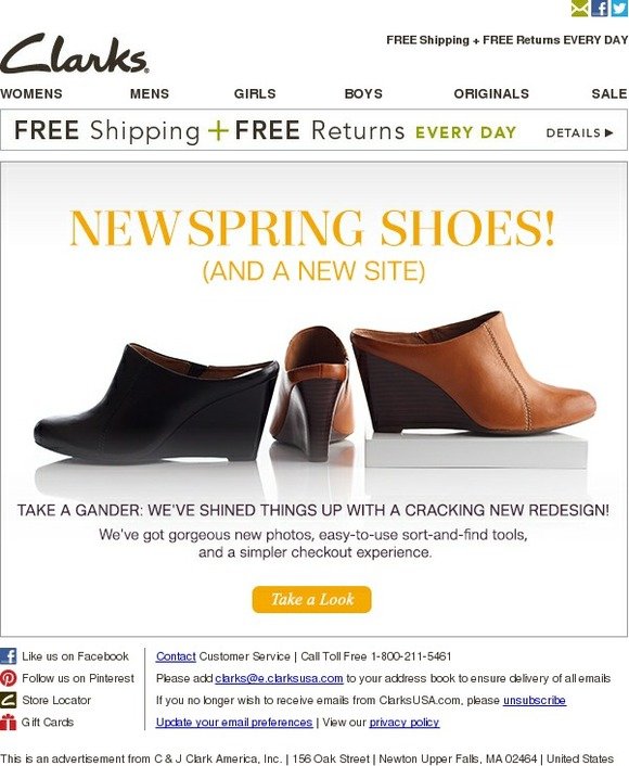 clarks shoes usa store locator