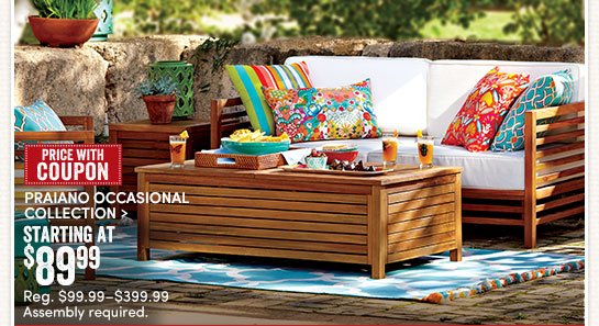 cost plus world market: new outdoor arrivals! 10% coupon + free