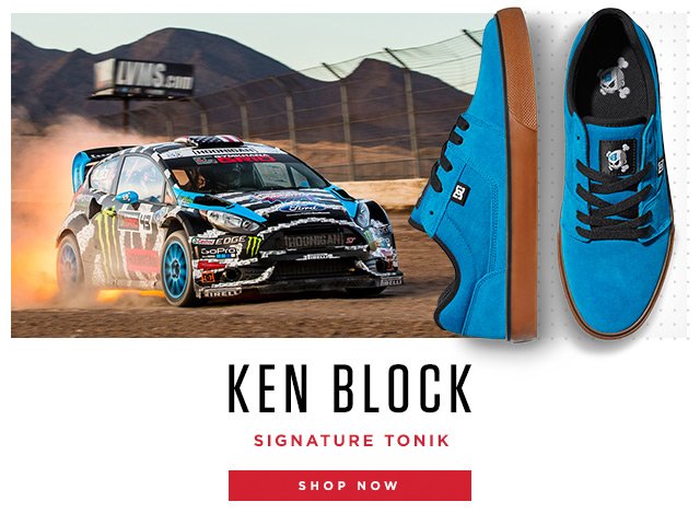 ken block blue shoes
