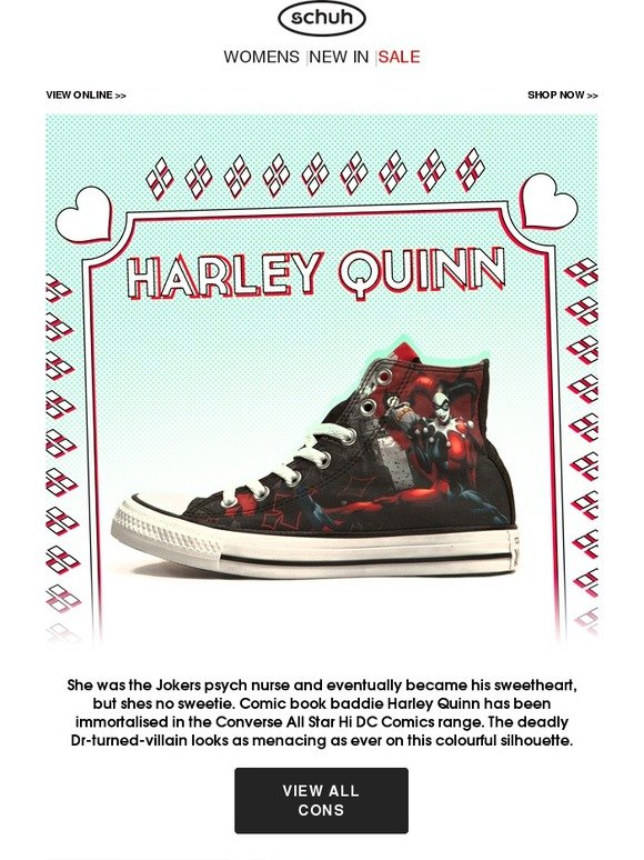 Comic Cons - Harley Quinn x Converse 