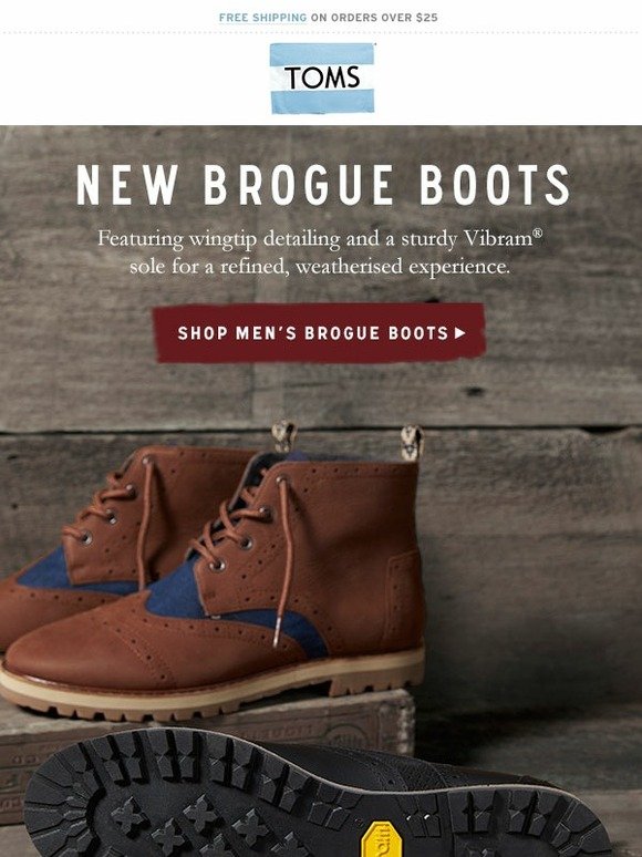toms brogue boots