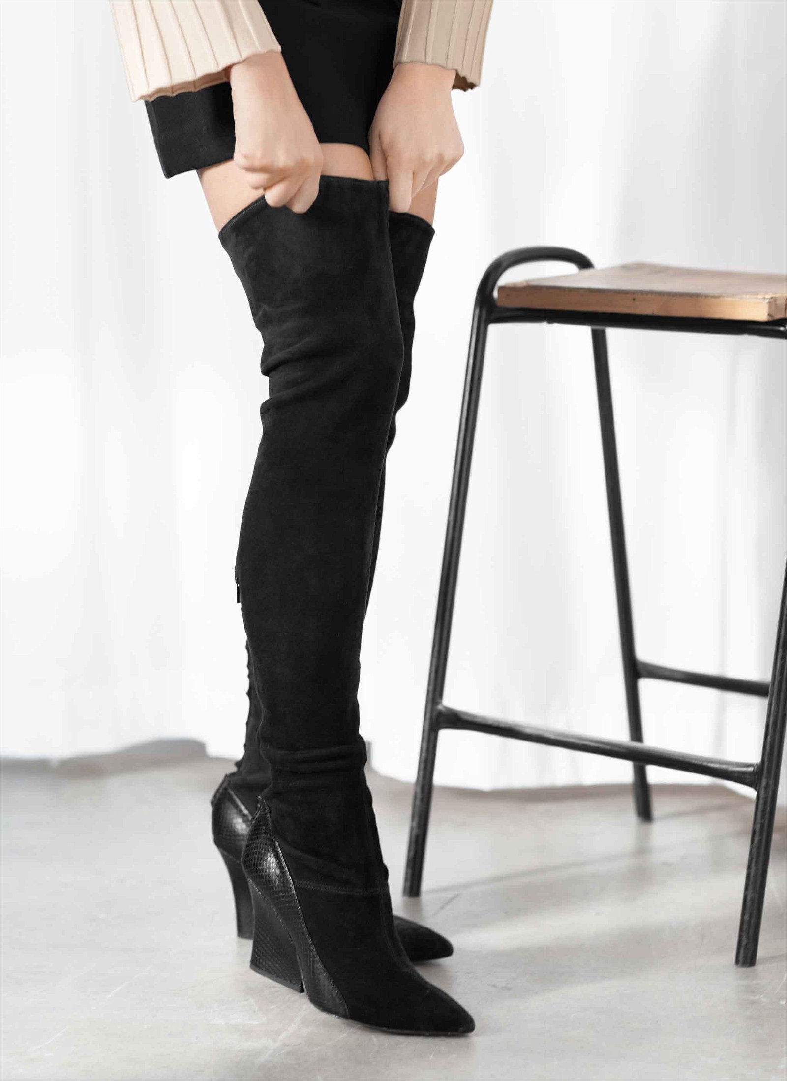 & other stories thigh high boots
