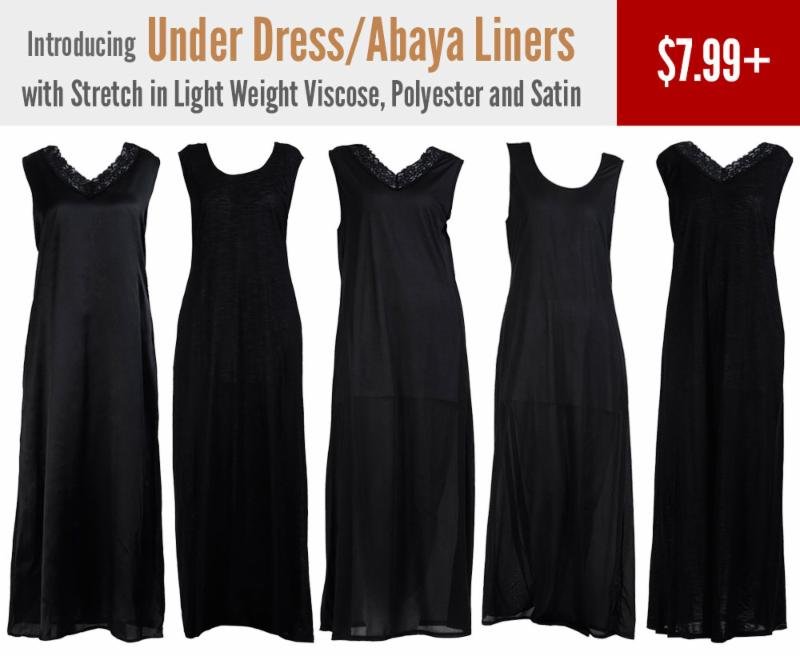 under abaya slip dress