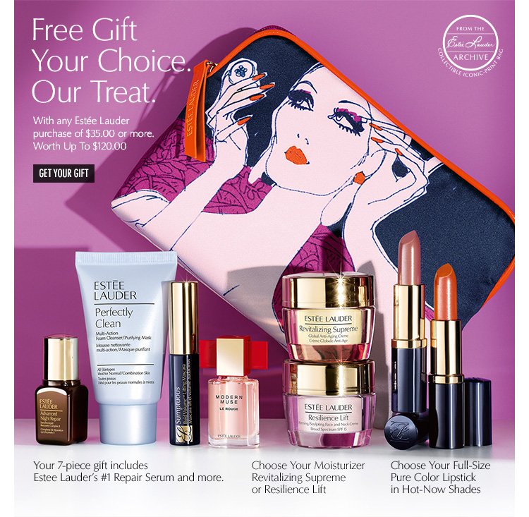 EstÉe Lauder Free Gift Your Choice Our Treat With Any Estée Purchase Of