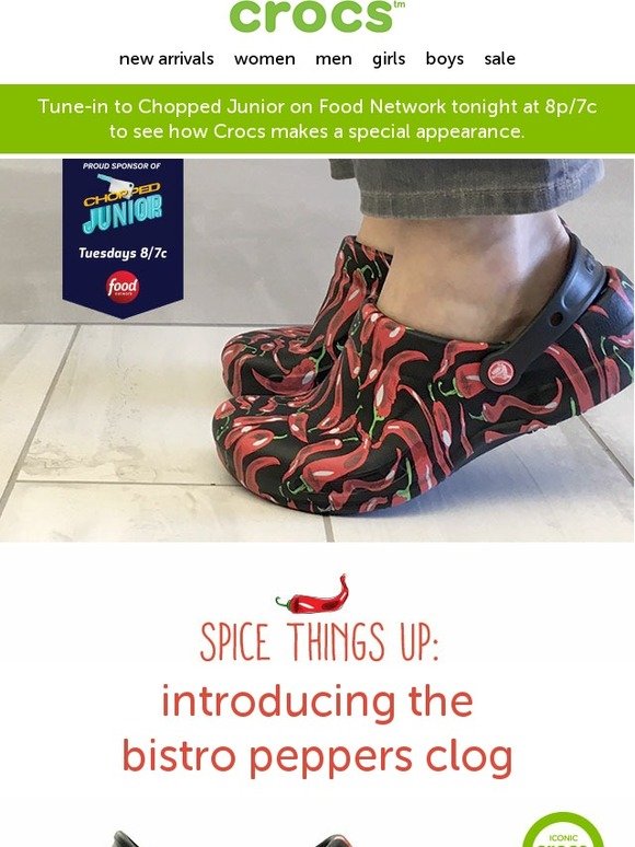 spicy pepper crocs