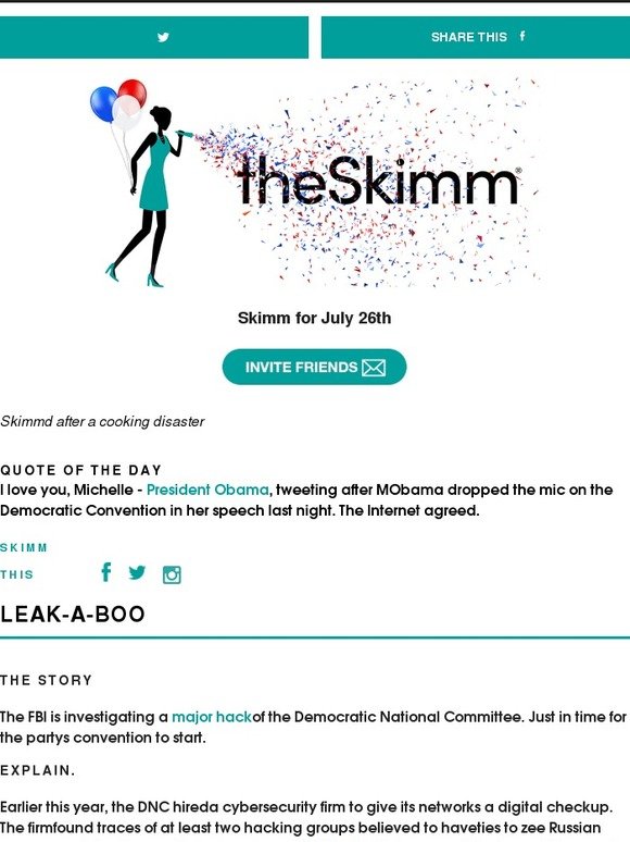 Theskimm Email Newsletters Shop Sales Discounts And Coupon