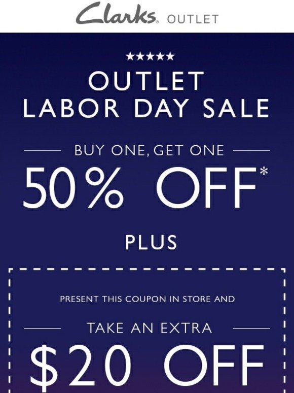 clarks outlet discount codes