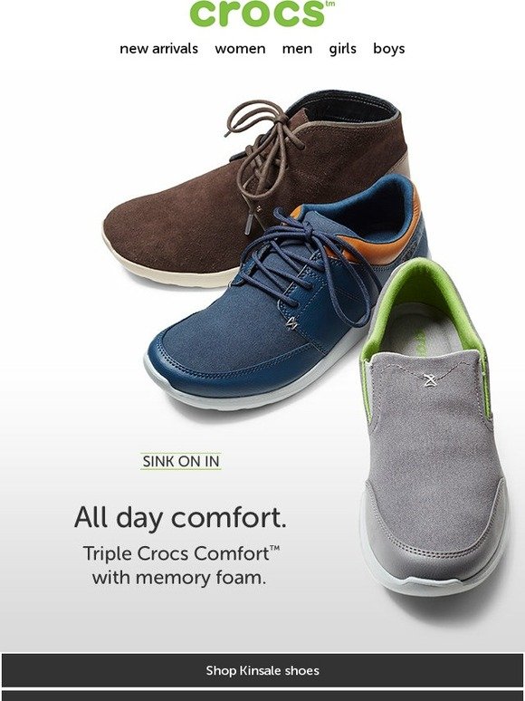 triple crocs comfort