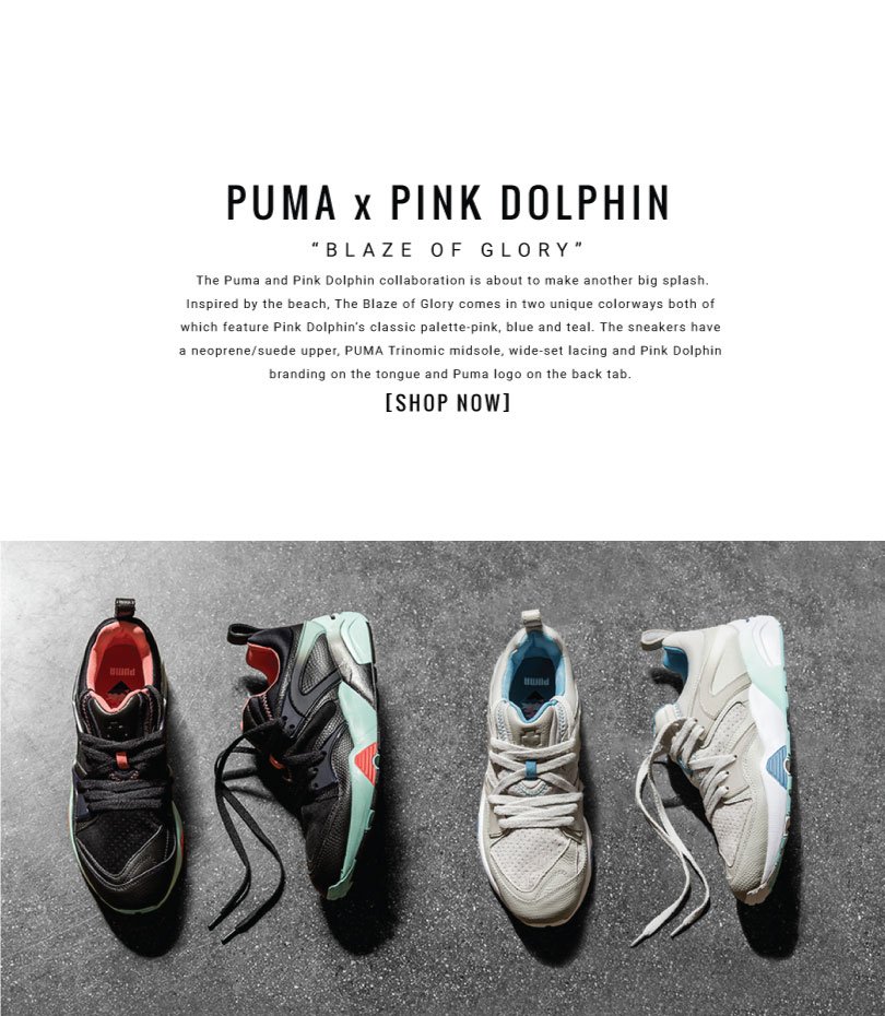 XOXO: PUMA X Pink Dolphin | Milled
