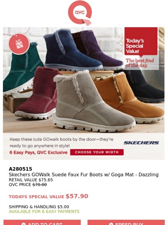 qvc skechers today