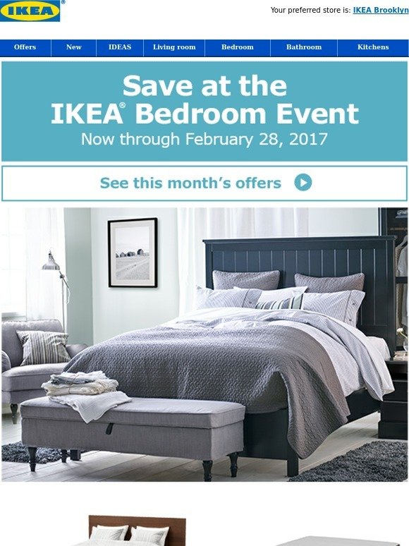 ikea: -cozy up at the ikea bedroom event! | milled