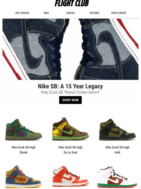 Nike SB Turns 15. Nike Dunk SB High 