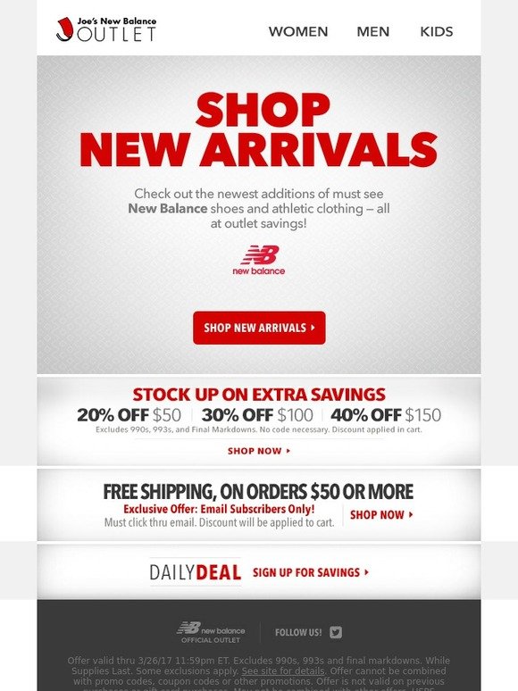 new balance promo code not applied