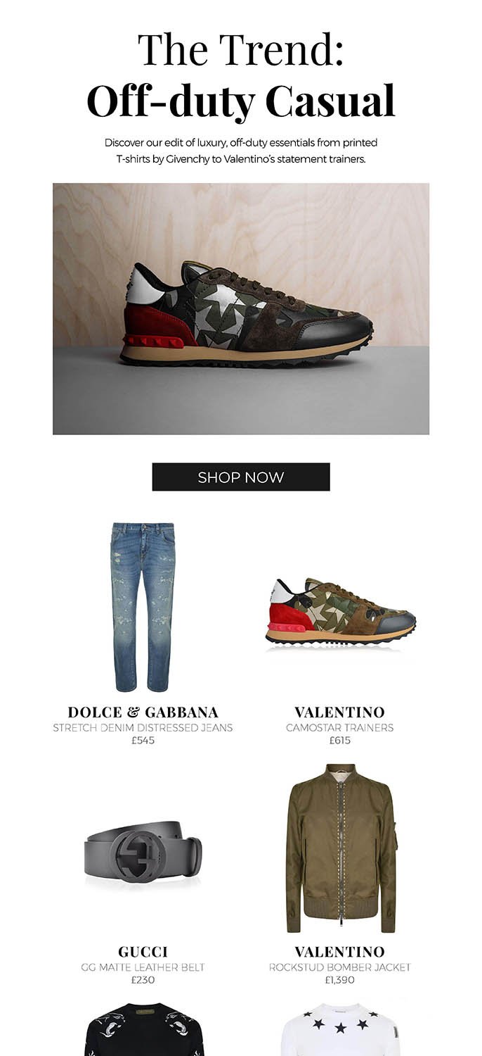 flannels valentino trainers