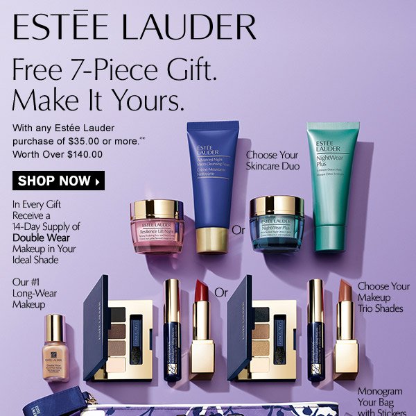 Carson S Estée Lauder 7 Piece Gift Yours Free With A 35 Purchase Milled
