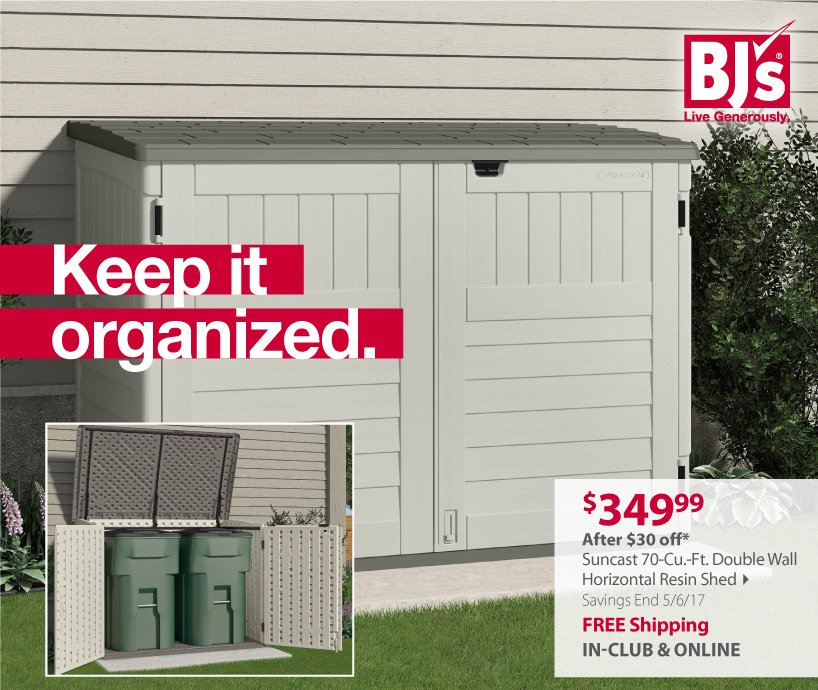 BJs Wholesale Club: Organize your outdoor space - shop now ...