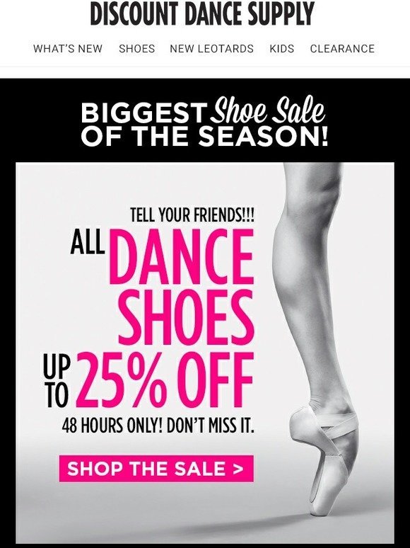 discount dance sale