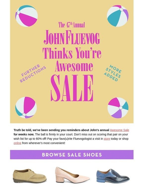 John Fluevog Shoes Email Newsletters 