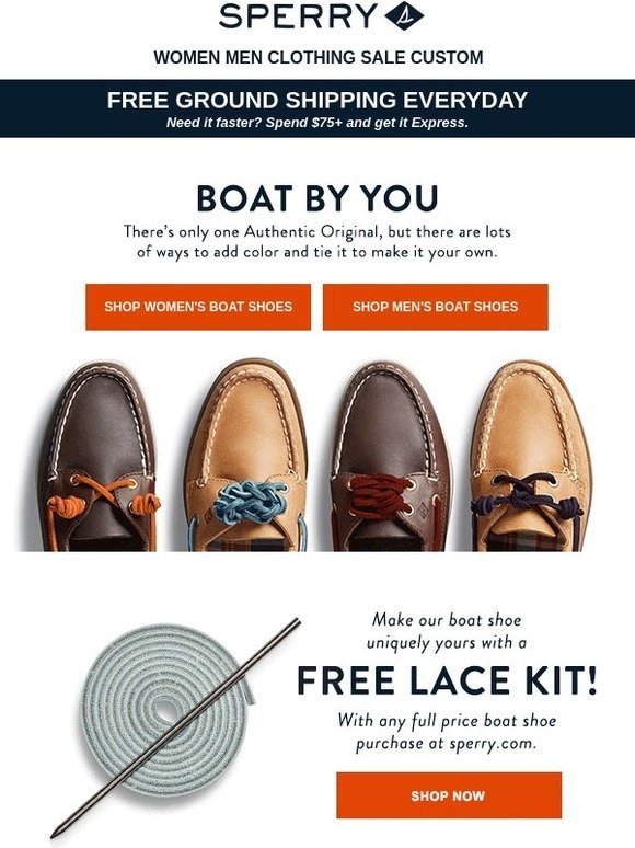 sperry shoe lace kit