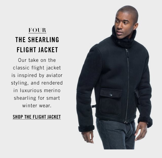 todd snyder shearling flight jacket