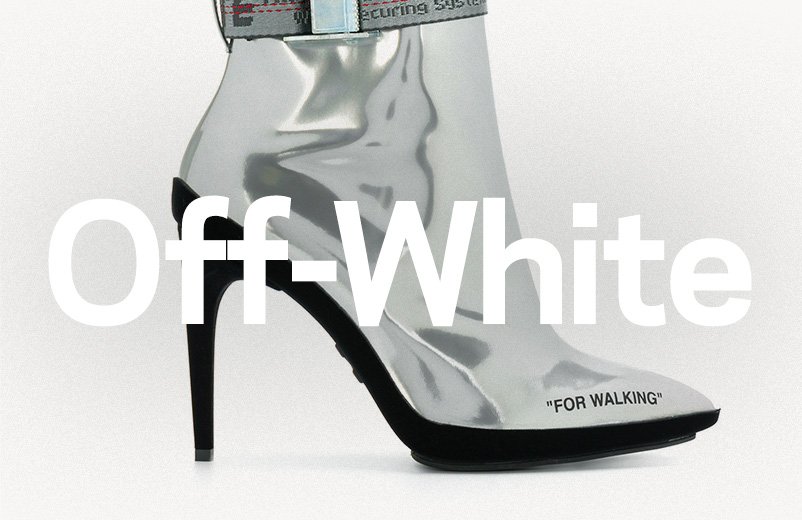 off white brand heels