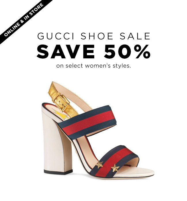 Bloomingdale's: Save 50% on Gucci Shoes 