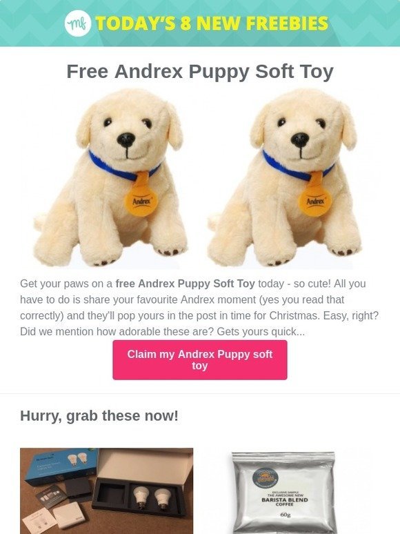 andrex puppy toy