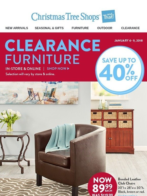 christmas tree shops: clearance furniturein-store & online + free