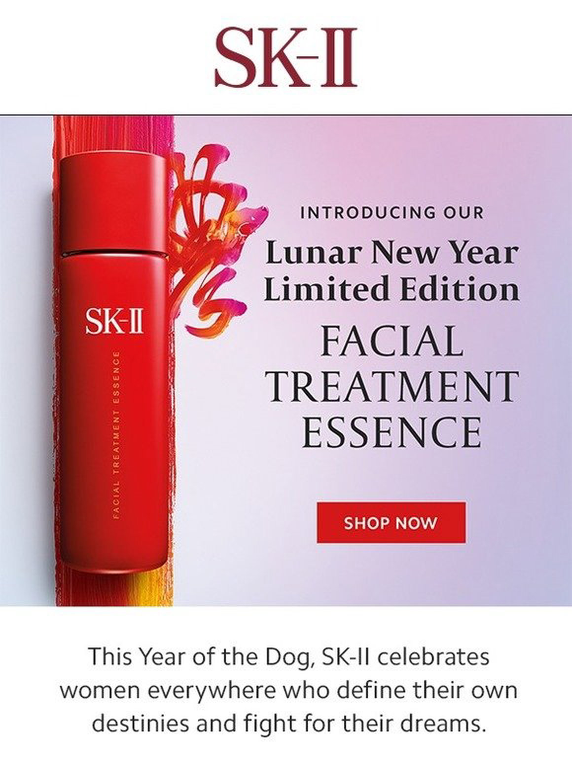 Sk Ii Celebrate Lunar New Year With Sk Ii S Limited Edition Facial Treatment Essence Milled