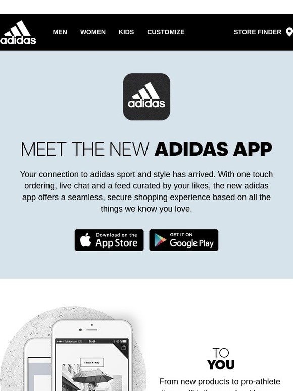 adidas shopping app