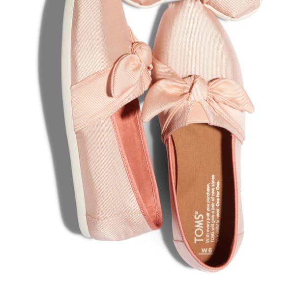 TOMS Surprise Sale: With a bow on top 