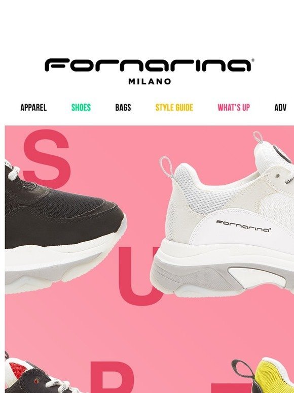 fornarina chunky sneakers