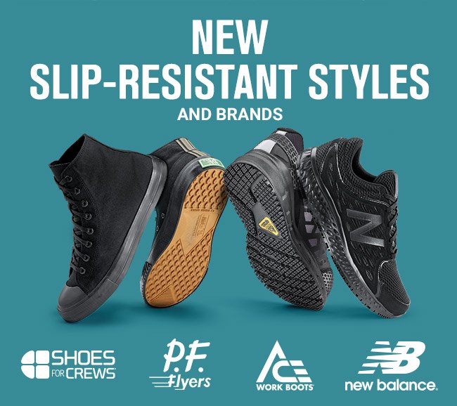 Shoes for Crews: NEW Slip-Resistant 