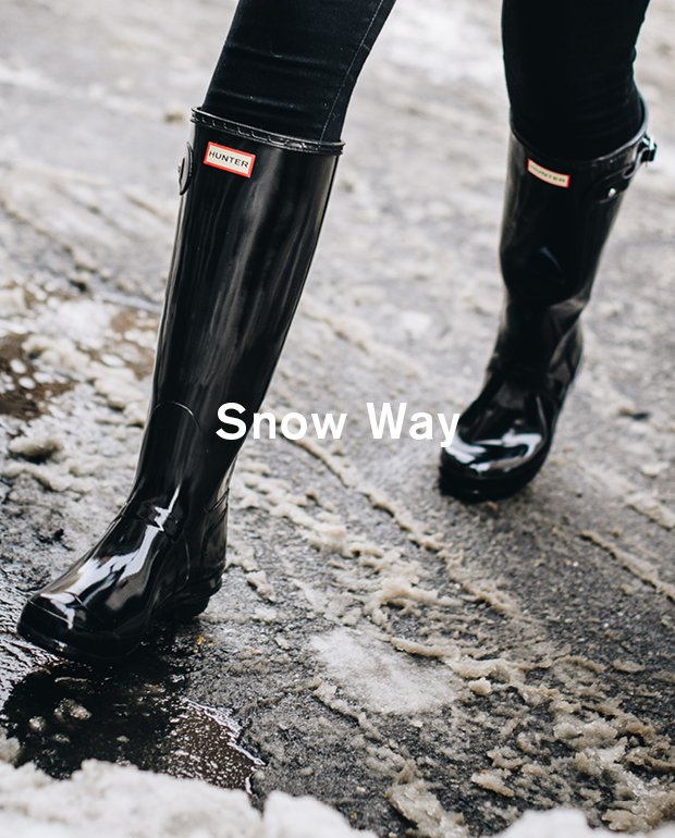 hunter rain boots for snow