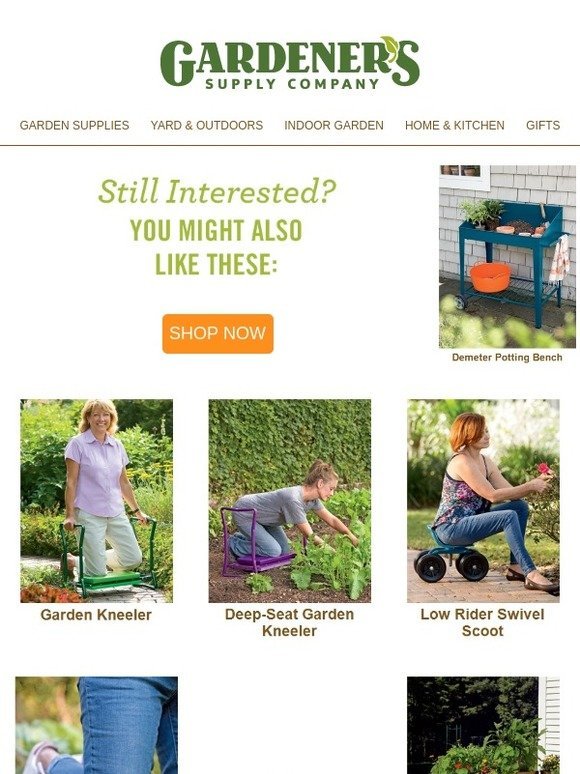 Gardener S Supply Company Email Newsletters Shop Sales Discounts