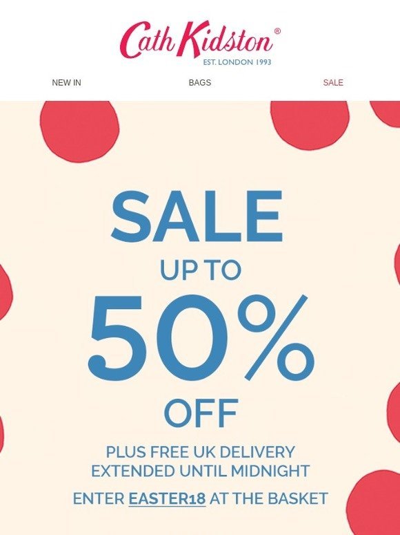 cath kidston free delivery code 2018