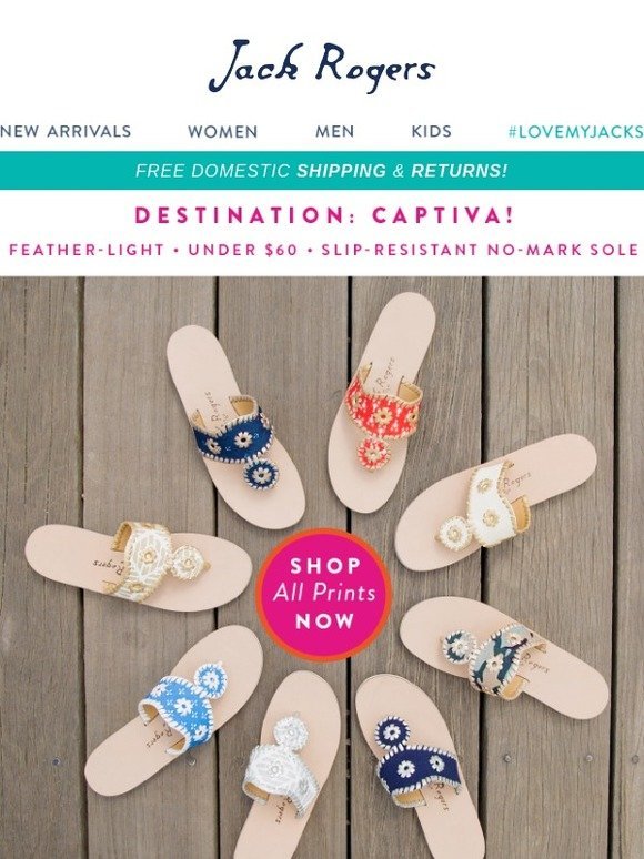 Jack Rogers: Set Sail In Our Newest 